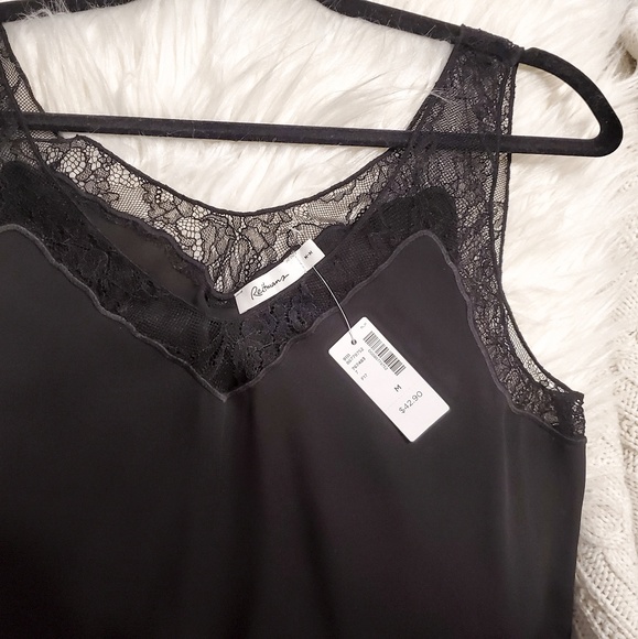 NWT Lace Black Tank - Picture 3 of 3